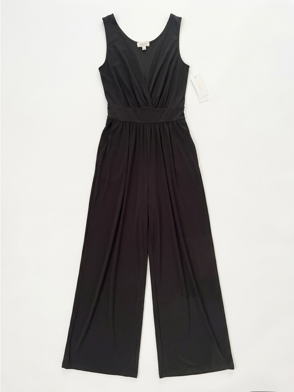 Gilli Chic Gray Sleeveless Jumpsuit